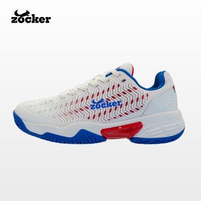 Giày Pickleball Nam/Nữ Zocker Aspire Trắng/Xanh
