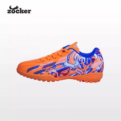 Giày đá bóng trẻ em Zocker Kiên Cường Orange/Royal blue