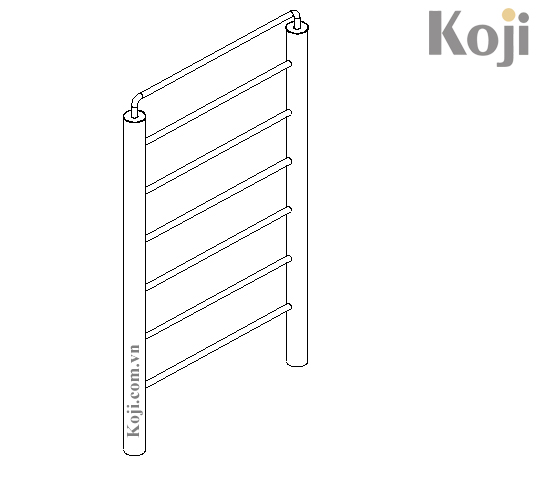 Hướng dẫn thi công - lắp đặt Khung đỡ cơ thể trong rèn luyện thể chất DV-003