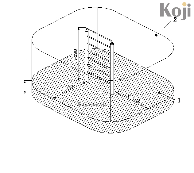 Hướng dẫn thi công - lắp đặt Khung đỡ cơ thể trong rèn luyện thể chất DV-003